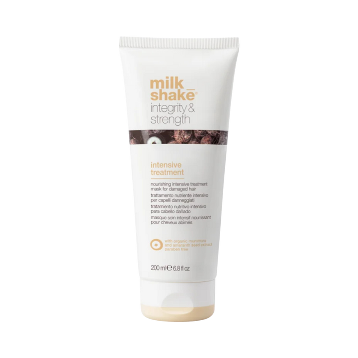 Milk Shake Integrity & Strength Intensive Treatment, nourishing hair mask for damaged hair, 200ml tube. 
