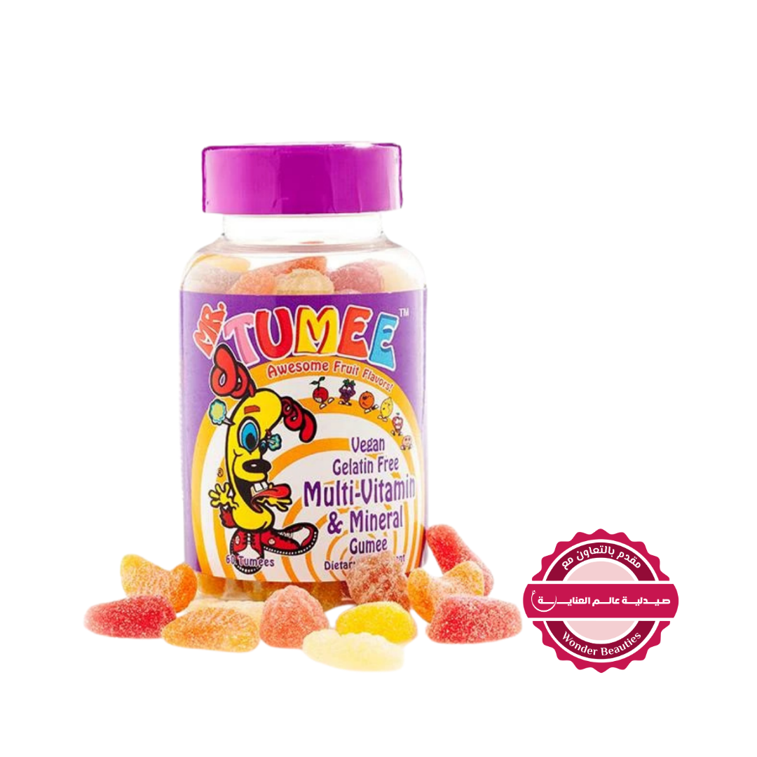 Mr.TUMEE
 Multivitamins & Minerals - 60pcs | مستر تومي مكملات الفيتامينات والمعادن - ٦٠ قرص