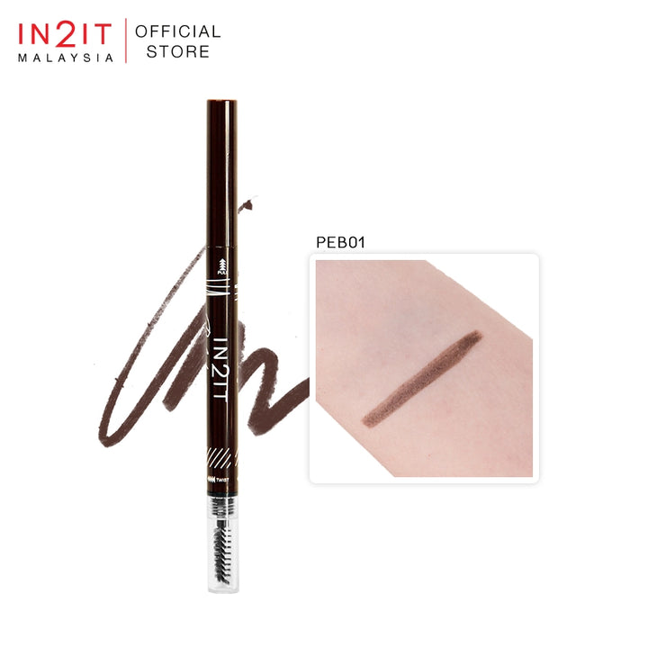 IN2IT Perfect Brown Eyebrown Liner 0.2g |ان تو ات قلم تحديد الحواجب بيرفكت براون – 0.2 غ