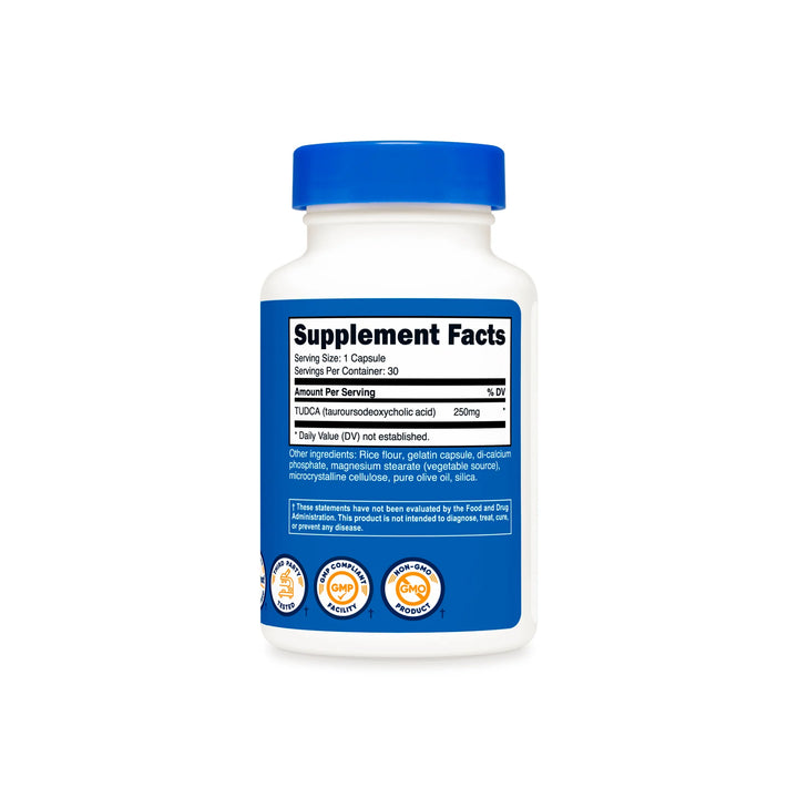 Nutricost Tudca 250mg - 60 Capsules | نيوتريكوست تودكا 250 ملغ - 60 كبسولة