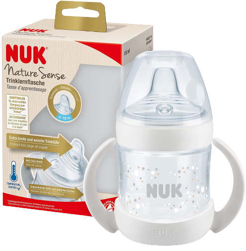 Nuk Bottle Nature Sense Blue - 150ml | نوك رضاعة للأطفال ناتشر سينس - 150 مل