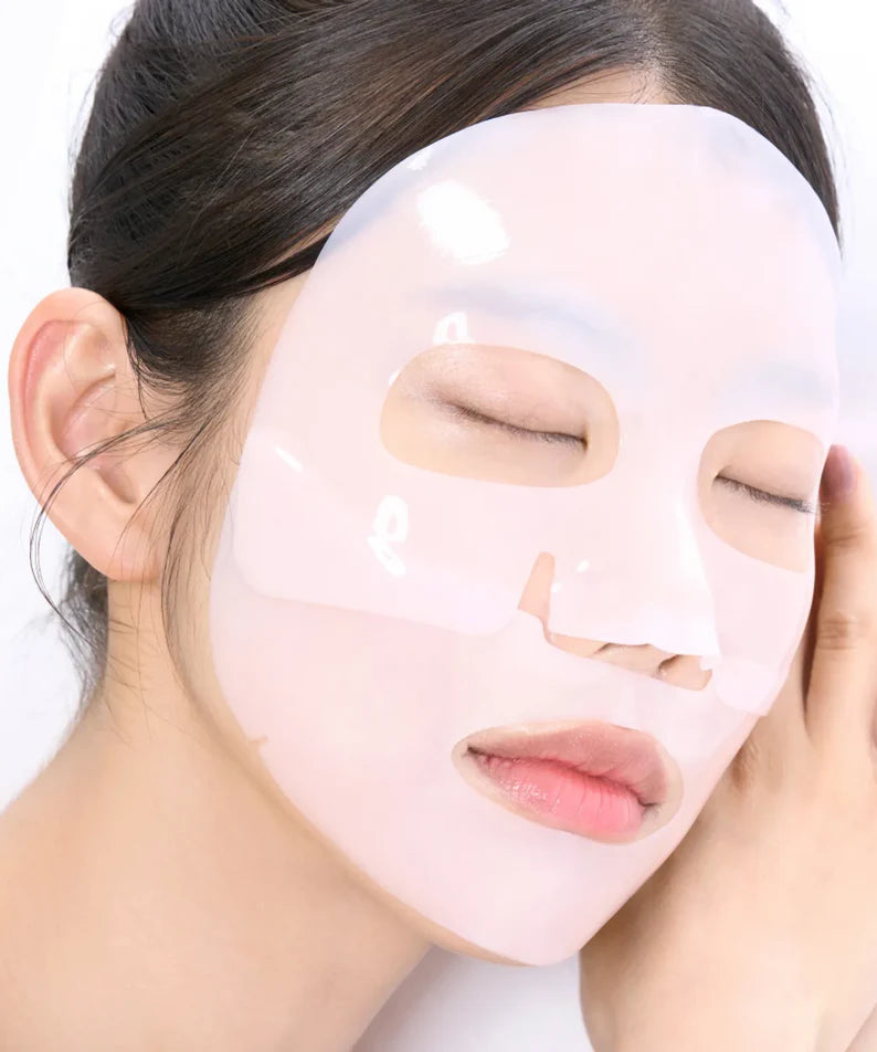 Numbuzin Rose PDRN Collagen Wrapping Overnight Film Pack 4 Sheets - 30g | نمبوزين ماسك ليلي بالكولاجين وزهرة الورد – 4 شرائح – 30 جم