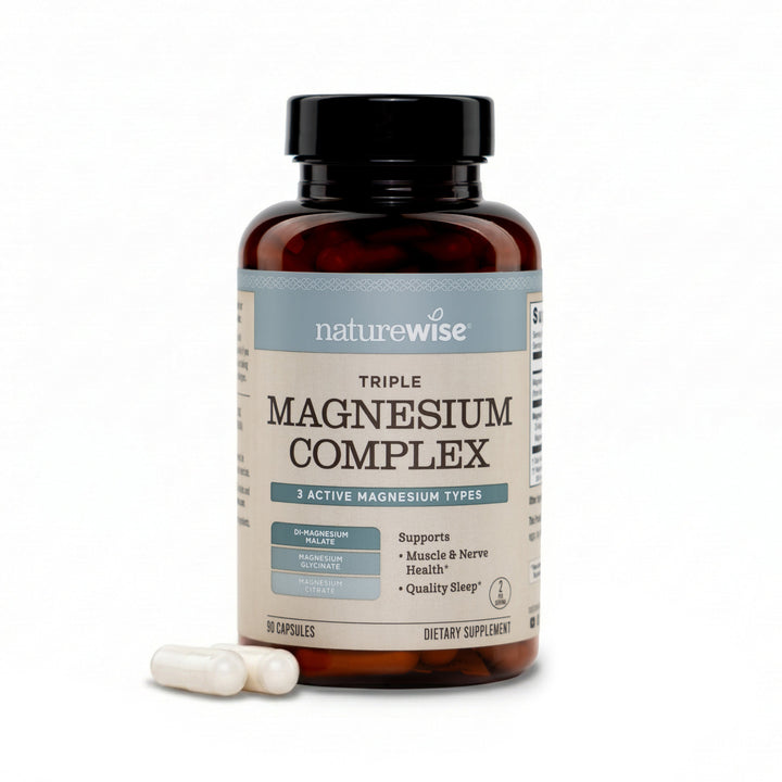 nature wise Magnesium Malate - 60 Capsules | نيتشر وايز مغنيسيوم ماليات 400 ملغ - 60 كبسولة #1