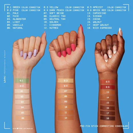 NYX Pro Fix StickCorrecting Concealer- 1.6g | ان واي اكس كونسيلر - 1.6 غ