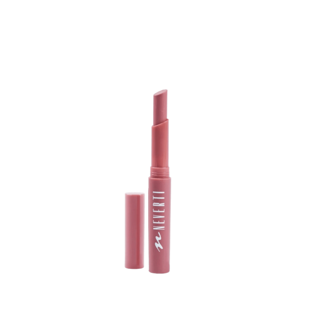 EVERITI 001 Creamy Dreamy lip balm, pink twist tube with matching cap and bullet