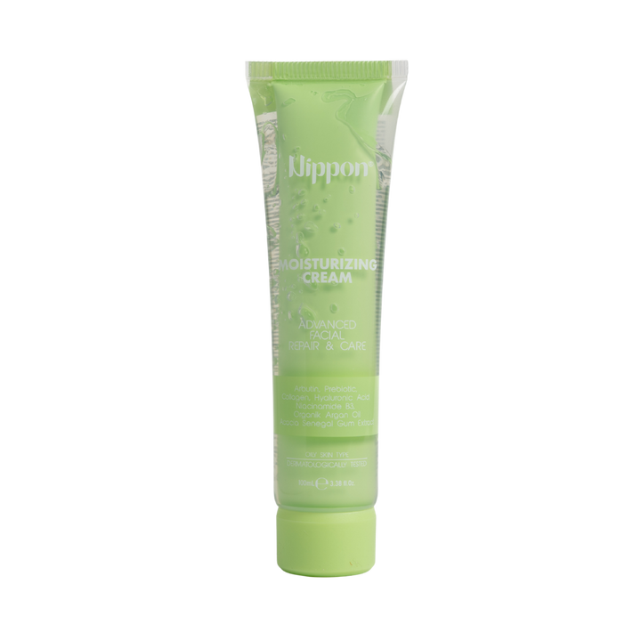 Nippon Moisturizing Cream Advanced Facial Repair & Care 100ml tube for oily skin