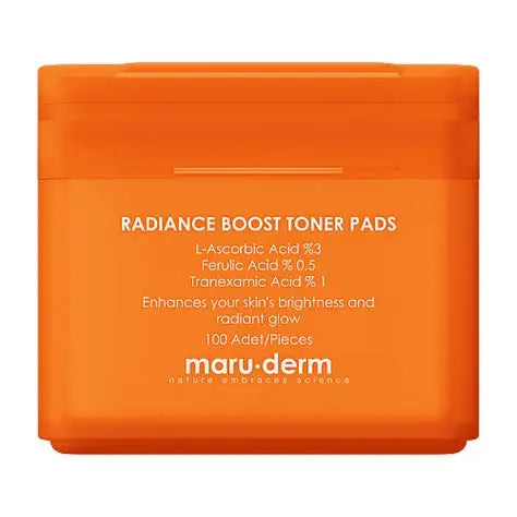 maru.derm Diamond Box Spf 50 + Radiance Pads | مارو.ديرم بوكس دياموند واقي شمسي + تونر بادز