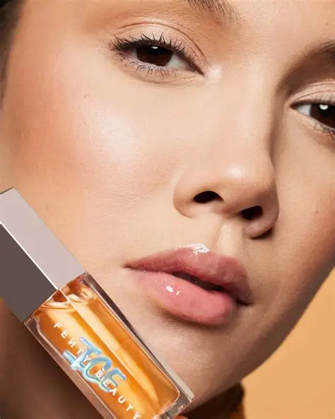 Fenty Beauty Gloss Bomb Ice Cooling Lip Luminizer Melon Chillz - 9ml | فينتي بيوتي جلوس شفاه بومب ايس بنكهة البطيخ - 9 مل