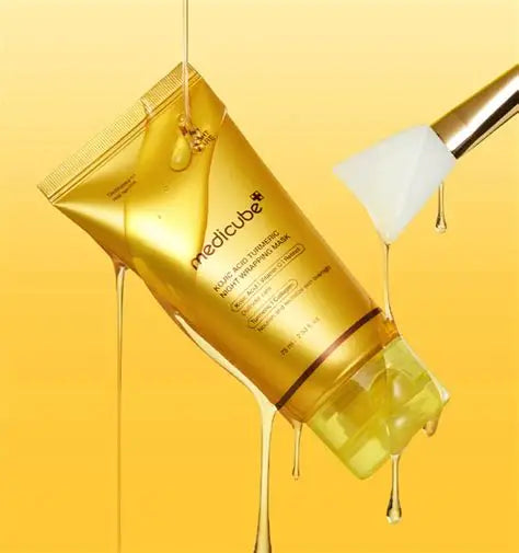 Medicube Kojic Acid Turmeric Night Wrapping Mask - 75ml | ماسك ميديكوب الليلي بالكوجيك أسيد والكركم – 75 مل