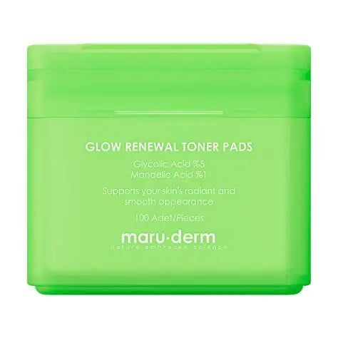 maru.derm Diamond Box Spf 50 + Glow Pads | مارو.ديرم مجموعة العناية بالبشرة واقي شمسي + تونر غلو بادز