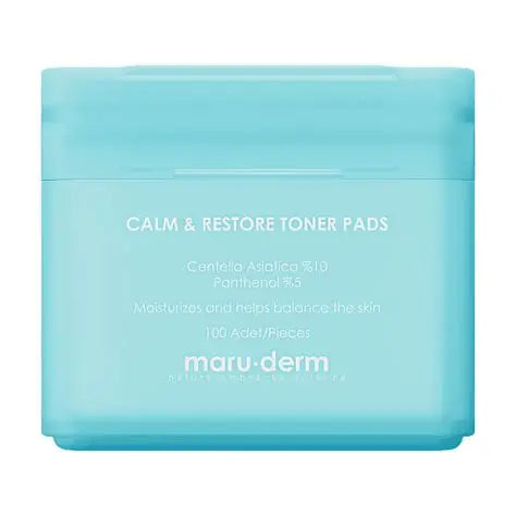 maru.derm Diamond Box Spf 50 + Calm Pads | مارو.ديرم مجموعة العناية بالبشرة دياموند واقي شمسي + تونر كالم بادز