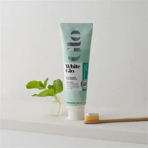 White Glo Whitening Toothpaste Professional White - 205 g |وايت جلو معجون أسنان مبيّض – 205 غرام