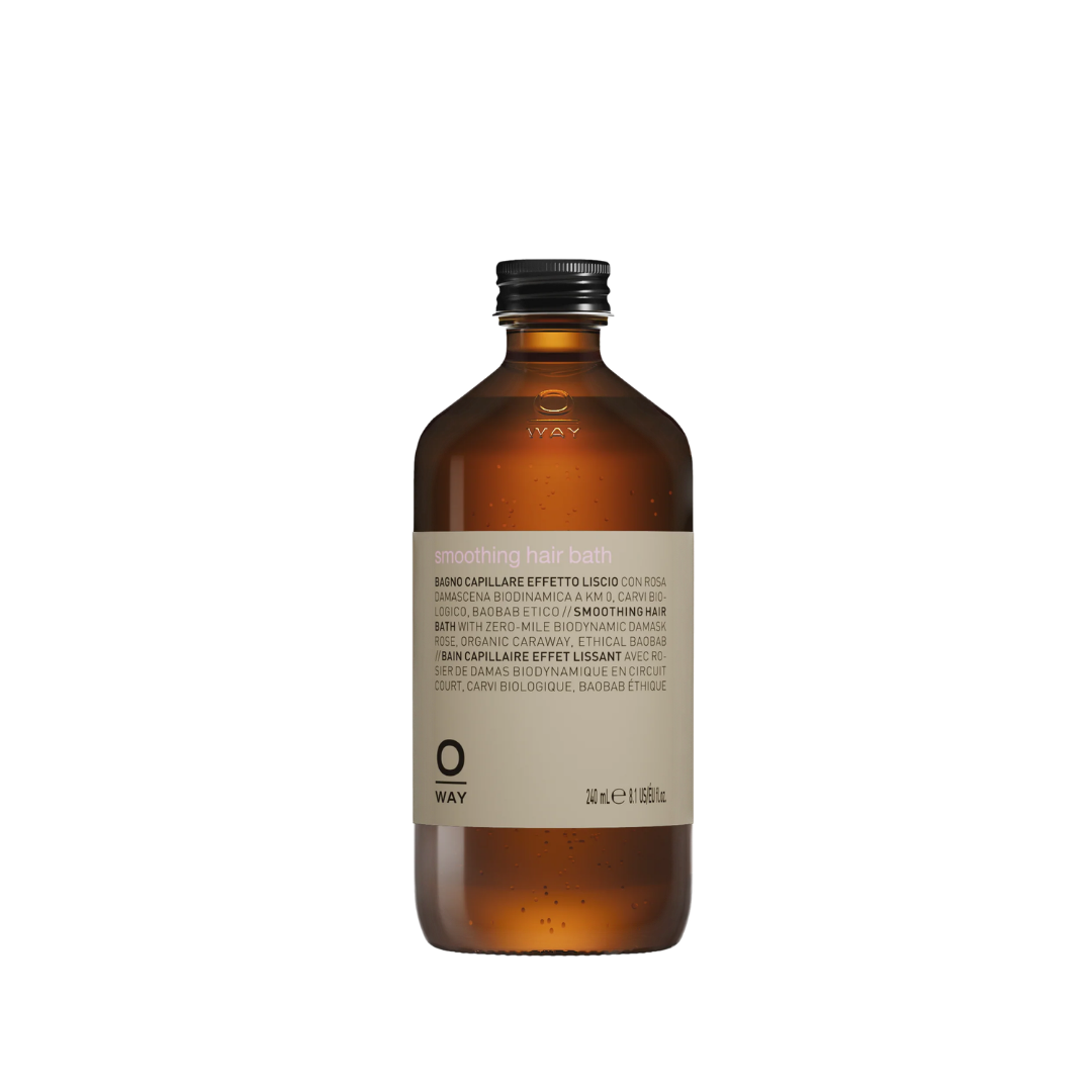 Oway Smoothing Hair Bath, 240 ml, with Damask Rose, Organic Caraway, and Ethical Baobab.