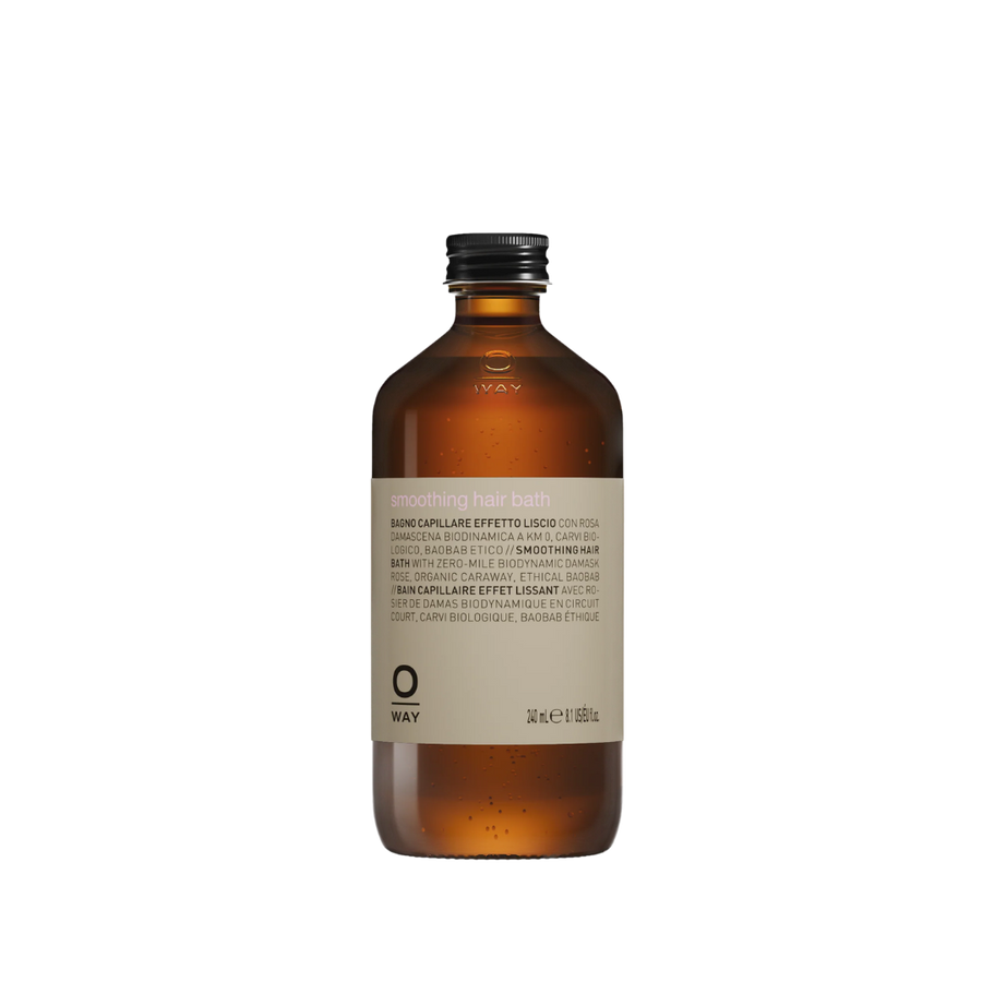 Oway Smoothing Hair Bath, 240 ml, with Damask Rose, Organic Caraway, and Ethical Baobab.