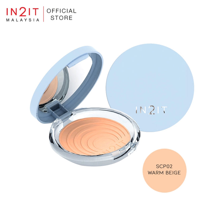 IN2IT Shine Control Face Powder - 9g | ان تو ات بودرة مضغوطة شاين كونترول - 9غ