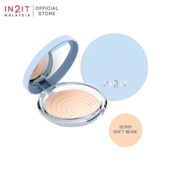 IN2IT Shine Control Face Powder - 9g | ان تو ات بودرة مضغوطة شاين كونترول - 9غ