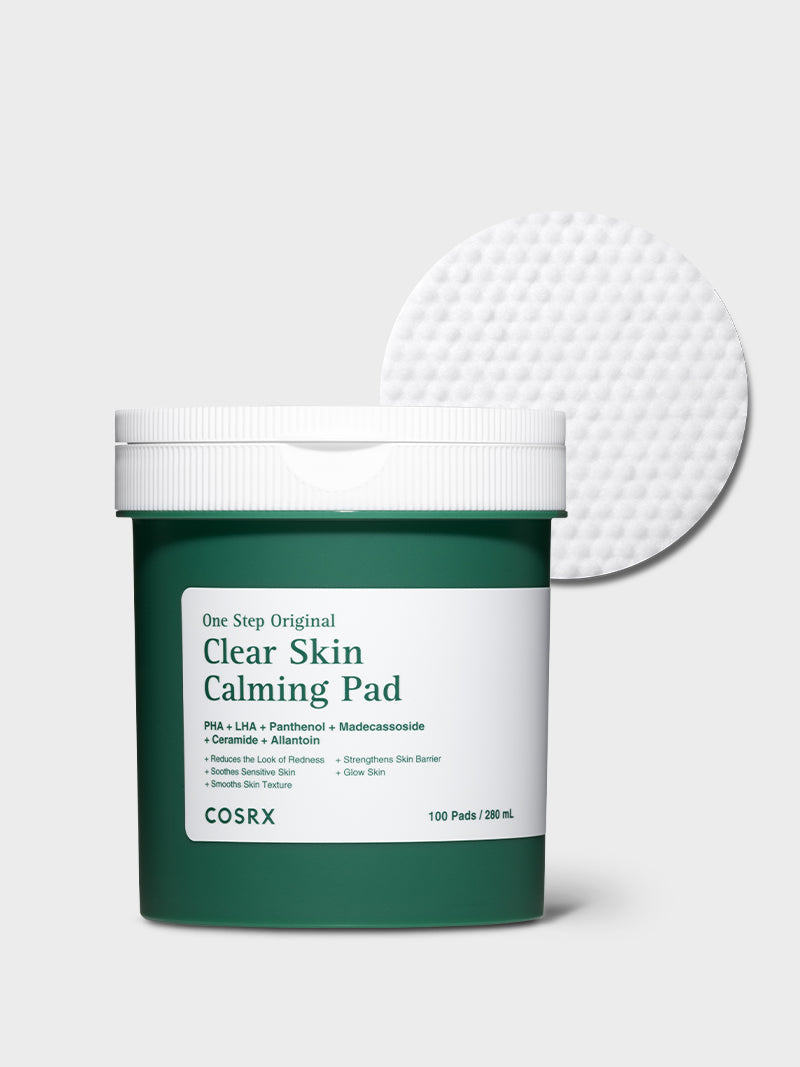 COSRX - One Step Original Clear Skin Calming Pad - Soothing Pads Purifying for Problem Skin - 100pcs - 280ml | كوس ار اكس باد مهدئ للبشرة - 280مل #1