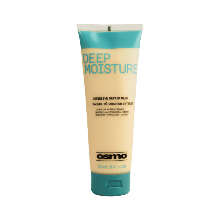 Osmo Deep Moisture intensive repair mask 250ml cream tube with turquoise flip top cap packaging
