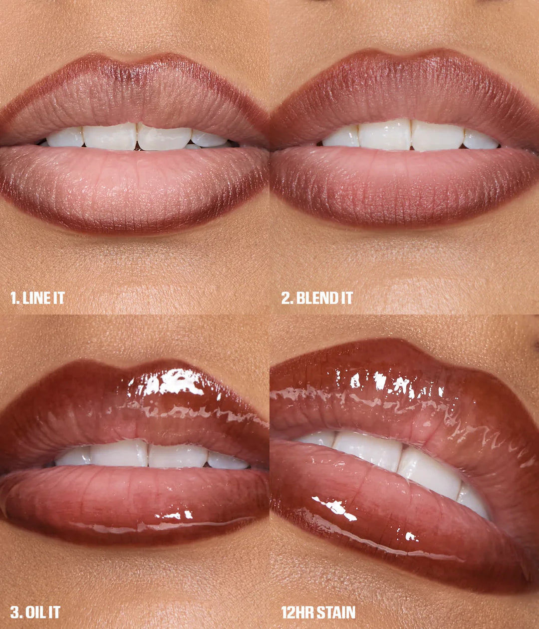 Huda Beauty Makeout Sesh Lip Duo Peachy Nudes - 10ml | هدى بيوتي مجموعة قلم تحديد شفاه مع غلوس - 10 مل