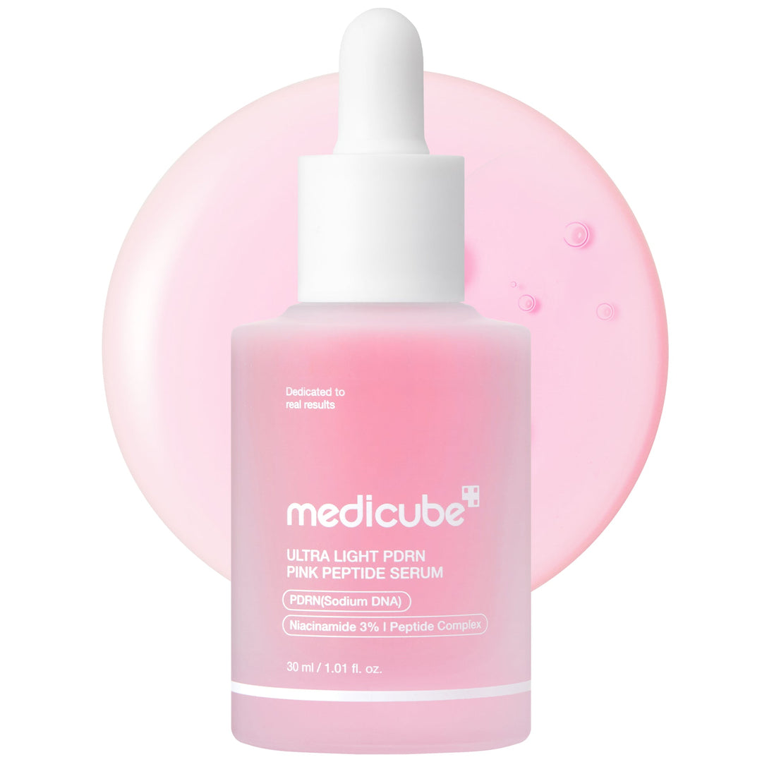 Medicube Ultra Light PDRN Pink Peptide Serum - 30ml | ميديكيوبي سيروم ببتيد وردي خفيف للغاية - 30مل #1