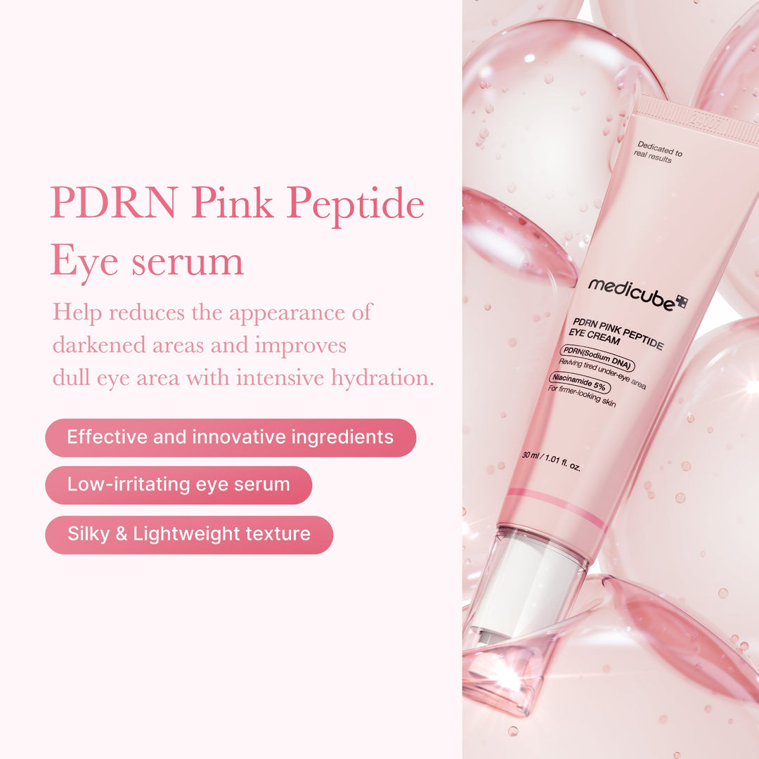 Medicube PDRN Pink Peptide Eye Cream - 30ml | ميديكيوب كريم عين ببتيد بينك - 30مل #2