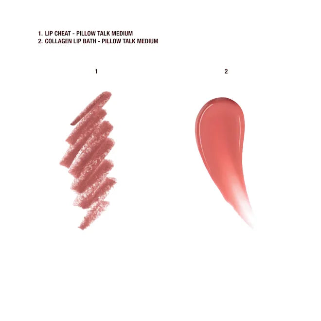Charlotte Tilbury Pillow Talk Glossy Lip Kit | شارلوت تلبوري مجموعة غلوس شفاه جلوسي بيلو توك