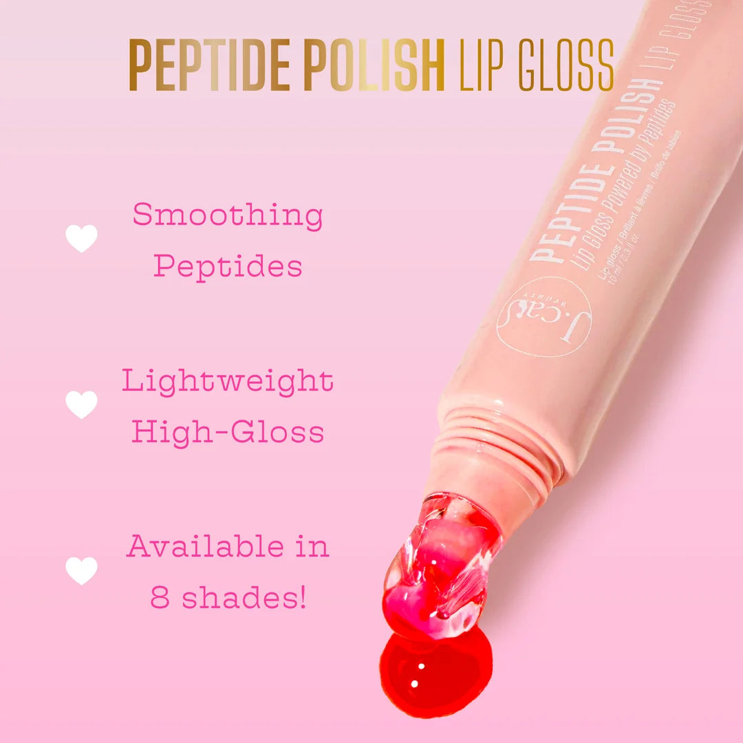 J. Cat Peptide Polish Lip Gloss - 10ml | جي كات غلوس شفاه بيبتايد بوليش - 10مل
