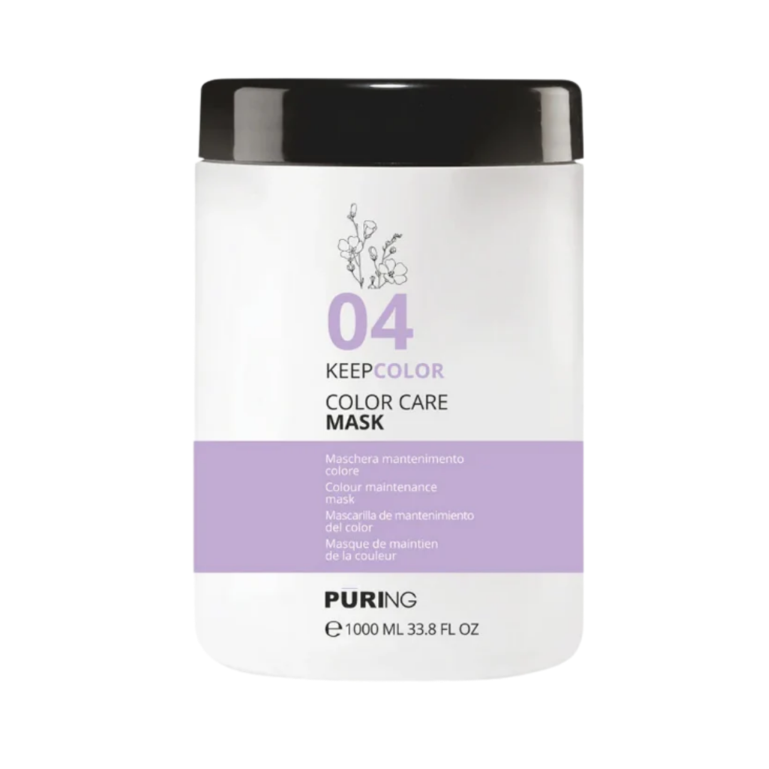 PURING 04 KEEPCOLOR COLOR CARE MASK - 1000ml | بيورنغ ماسك للشعر المصبوغ - 1000 مل