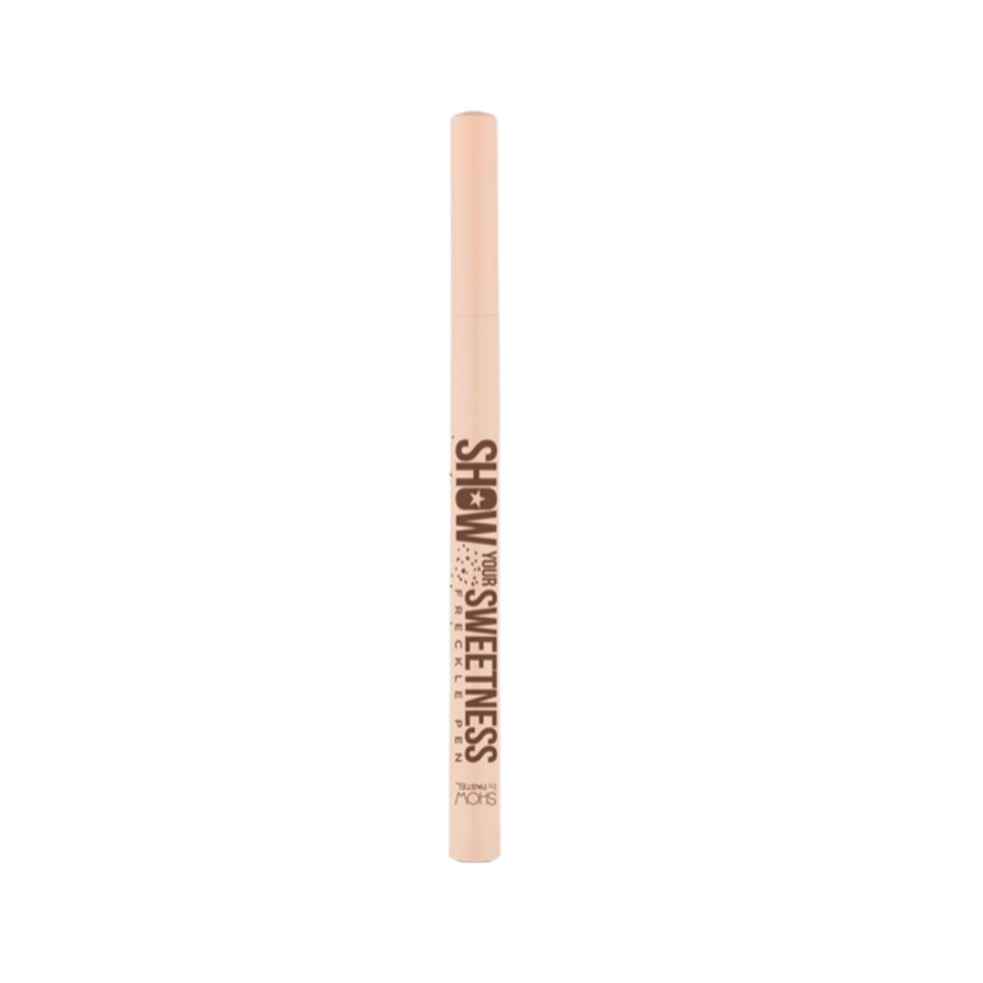 Show by Pastel Show Your Sweetness Freckle Pen in slim beige cylindrical packaging with brown lettering.