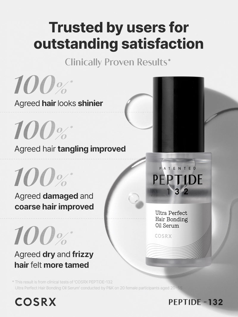 COSRX Peptide-132 Ultra Perfect Hair Bonding Oil Serum - 28ml | كوس ار اكس سيروم زيت لربط الشعر أولترا بيرفيكت - 28مل #2