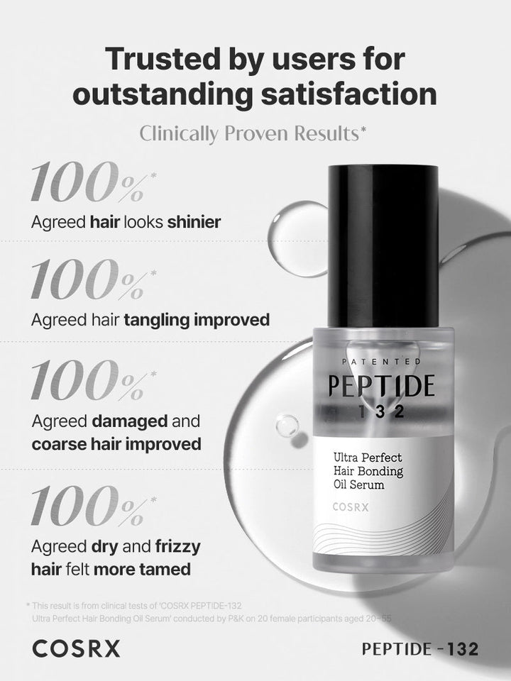 COSRX Peptide-132 Ultra Perfect Hair Bonding Oil Serum - 28ml | كوس ار اكس سيروم زيت لربط الشعر أولترا بيرفيكت - 28مل #2