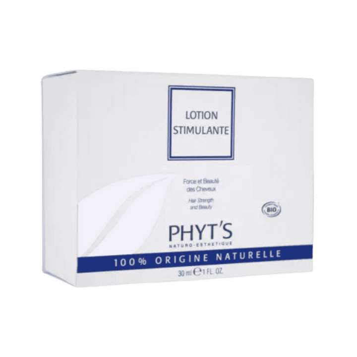 Phyt’s Lotion Stimulante BIO hair strength and beauty lotion 30ml white box packaging