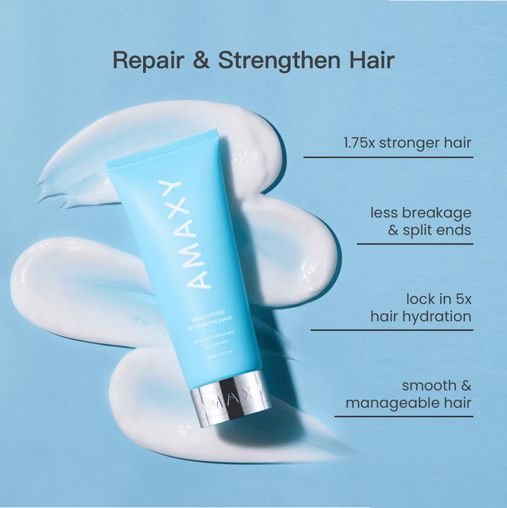 AMAXY Intense Bond Building Treatment Restorative Hair Mask - 200ml | أماكسي قناع ترميم مكثف - 200مل #3