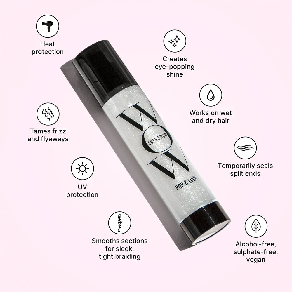 COLOR WOW Pop & Lock High Gloss Finish - 55ml | كولر واو زيت سيروم للشعر - 55 مل