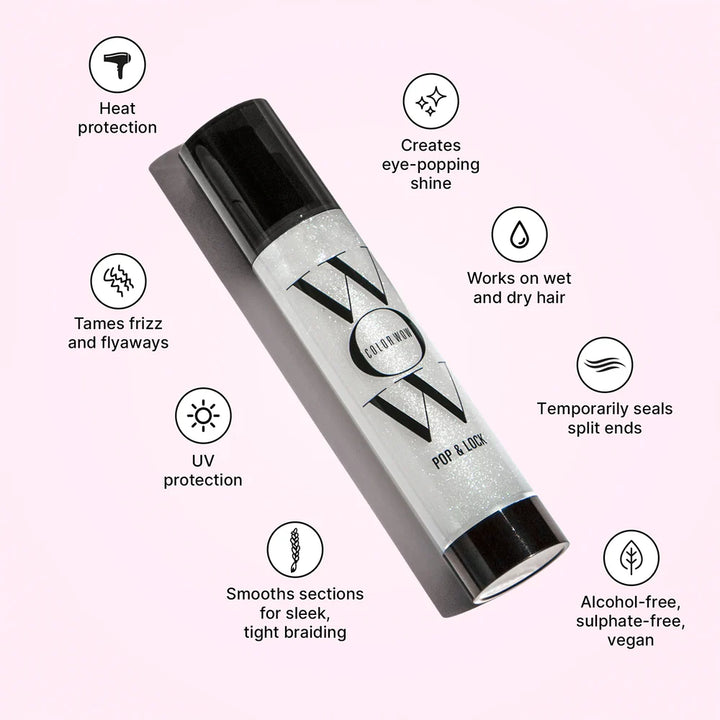 COLOR WOW Pop & Lock High Gloss Finish - 55ml | كولر واو زيت سيروم للشعر - 55 مل