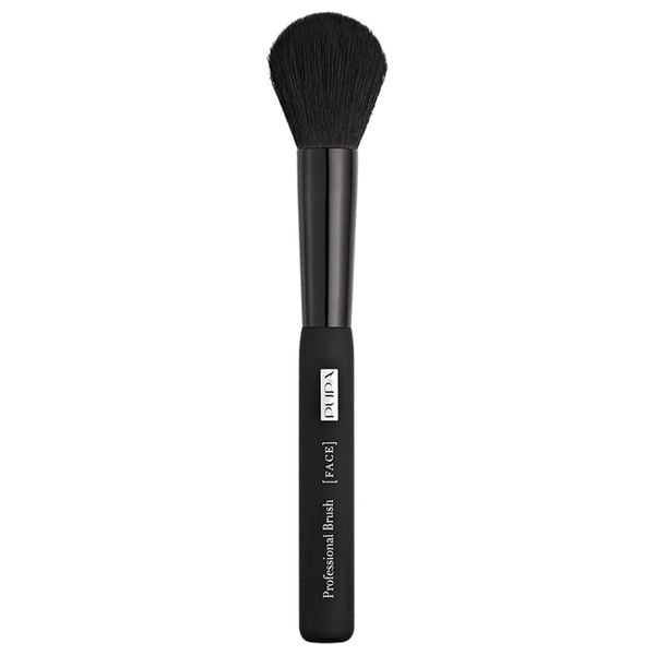 Pupa Round Blusher Brush with a black handle and soft, round bristles for blush application.