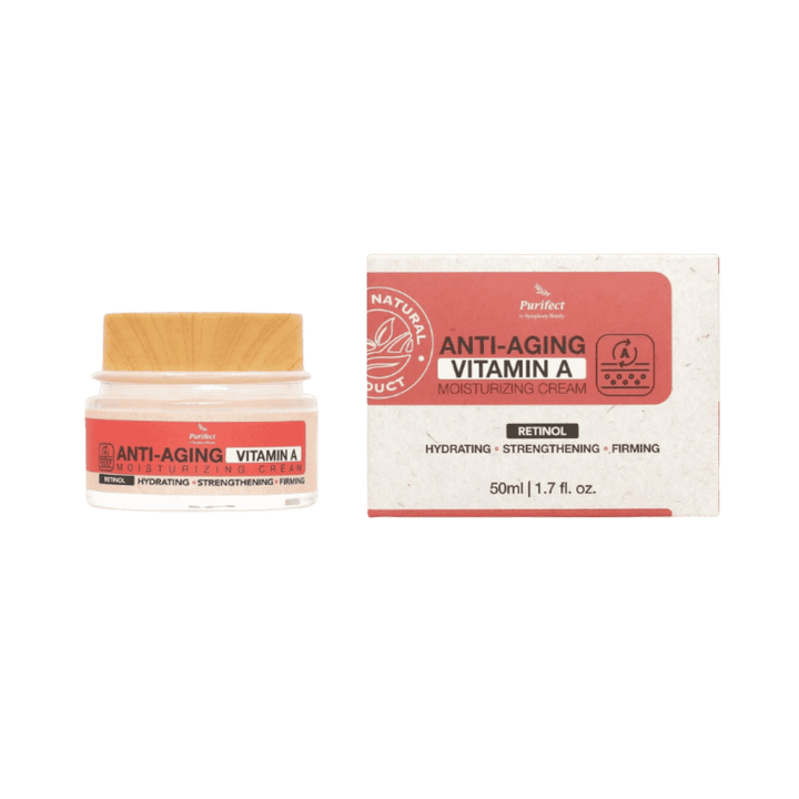 Purifect Anti Aging Vitamin A moisturizing cream retinol 50ml jar with box skincare product