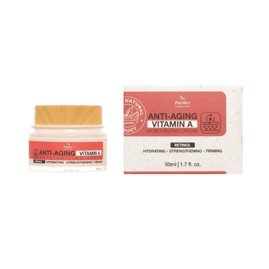 Purifect Anti Aging Vitamin A moisturizing cream retinol 50ml jar with box skincare product