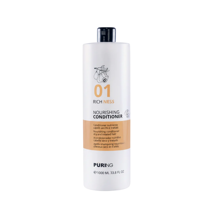 Puring 01 Richness Nourishing Conditioner - 1000ml | بيورنغ بلسم للشعر الجاف والمتطاير - 1000 مل