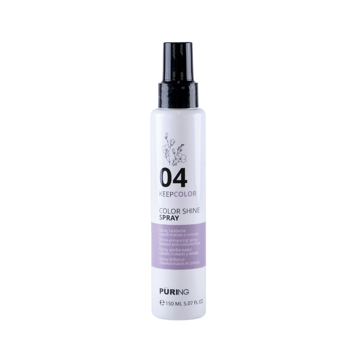 Puring 04 Keepcolor Color Shine Spray - 150ml | بيورنغ بخاخ للمعان الشعر المعالج والمصبوغ - 150 مل