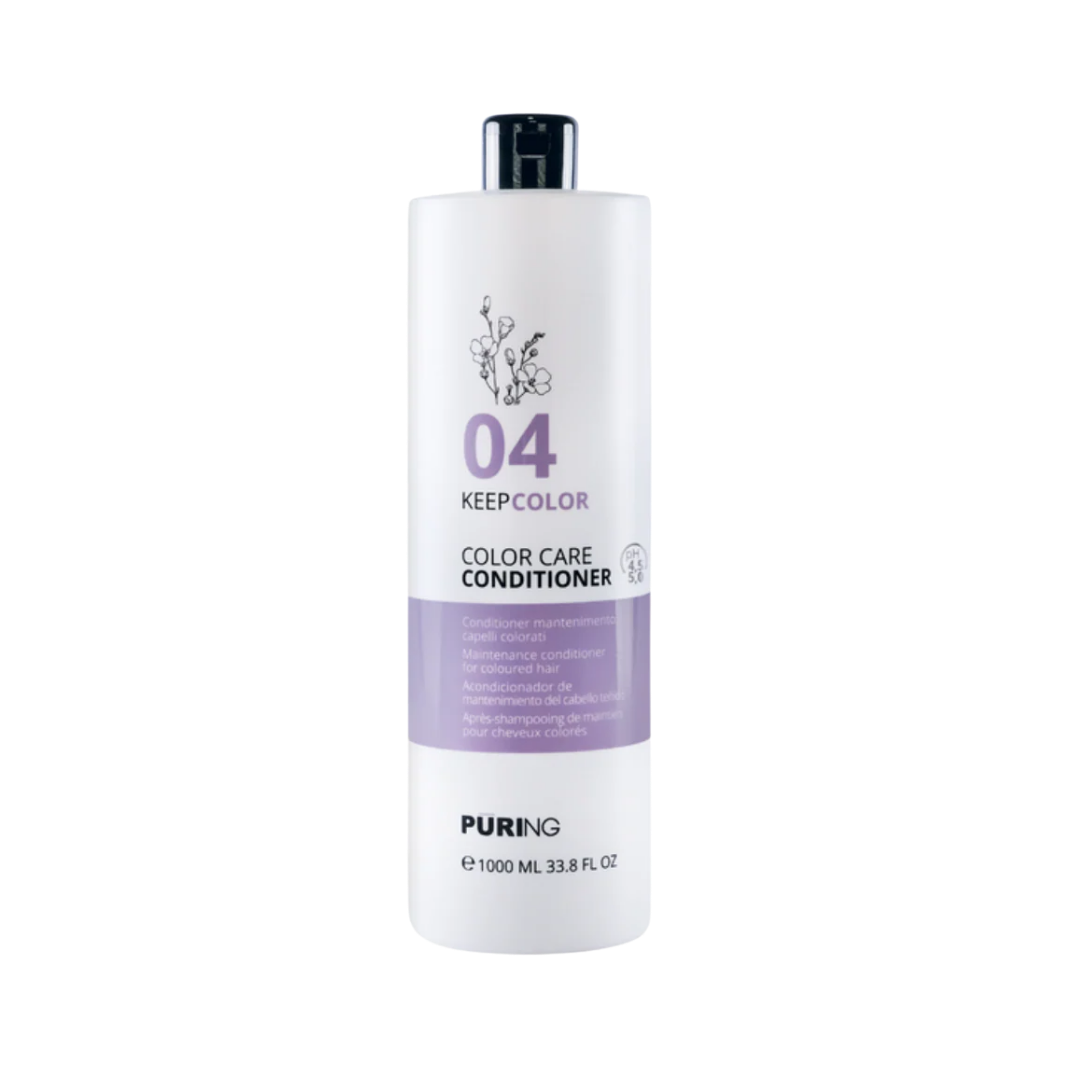 Puring KeepColor 04 Color Care Conditioner per capelli colorati - 1000ml |بيورنغ بلسم واقٍ ومغذٍ للشعر المصبوغ - 1000 مل