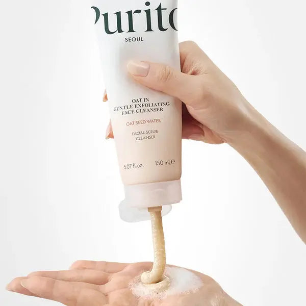 PURITO SEOUL Oat-in Gentle Exfoliating Face Cleanser - 150ml | بوريتو غسول وجه مقشر لطيف بالشوفان - 150مل