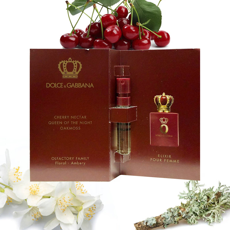 DOLCE & GABBANA Sample  Q elixir  1,5ml | دولشي اند كابانة عينة عطر  كوين الكسير للنساء 1,5 مل