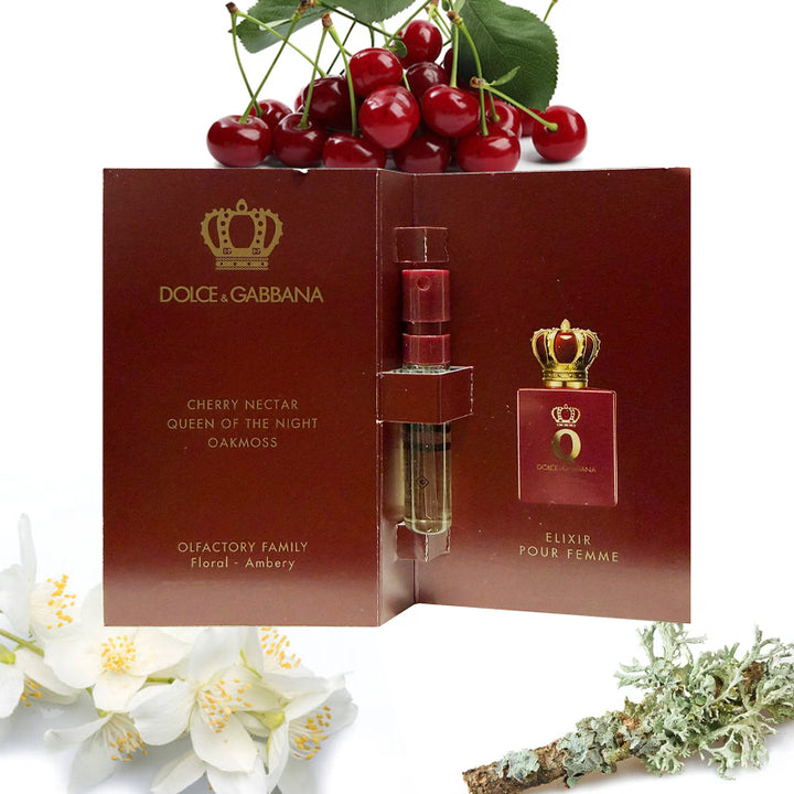 DOLCE & GABBANA Sample  Q elixir  1,5ml | دولشي اند كابانة عينة عطر  كوين الكسير للنساء 1,5 مل