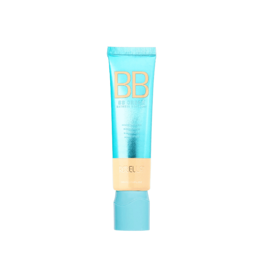 Rosella BB Cream turquoise squeeze tube with beige band, 30ml, soft touch natural finish