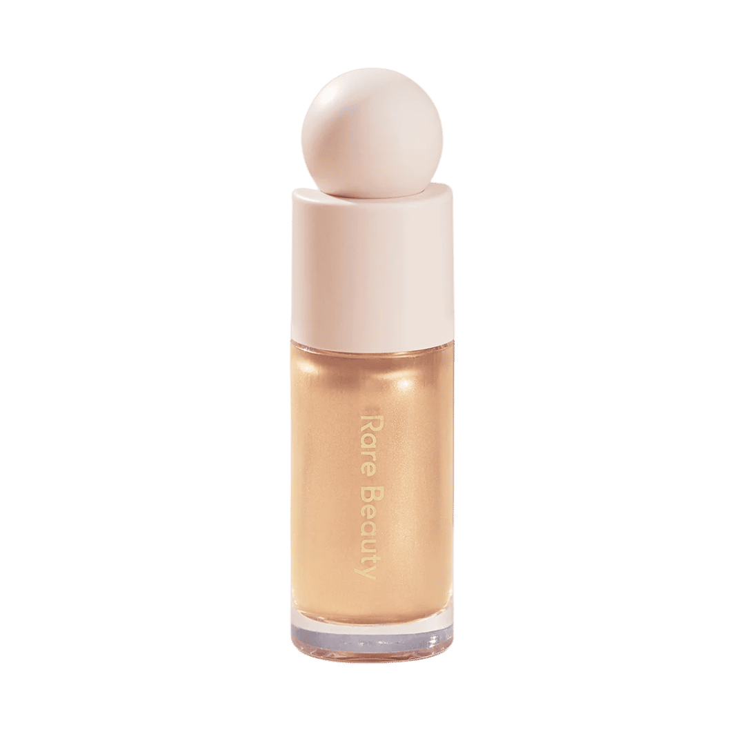 Rare Beauty Positive Light Liquid Luminizer mini 2.5ml liquid highlighter in compact makeup packaging
