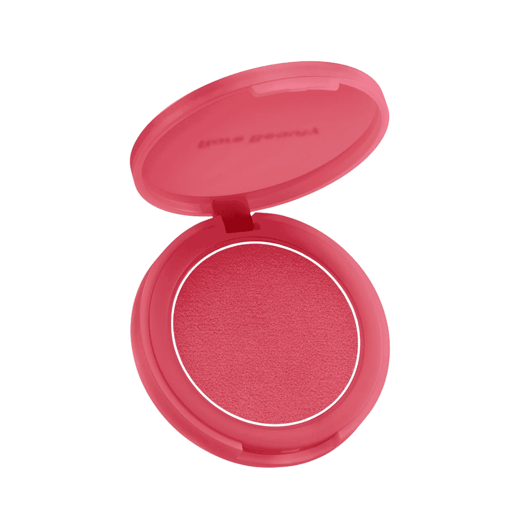 Rare Beauty Soft Pinch Matte Bouncy Blush 6.4g in open pink round compact