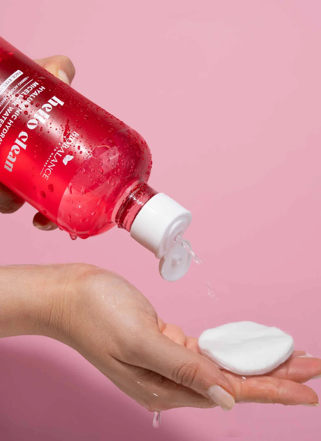 BIO BALANCE Hello Clean Hyaluronic Acid Hydrating Micellar Water - 500ml | بايو بالانس ماء ميسيلار مرطب بحمض الهيالورونيك – 500 مل