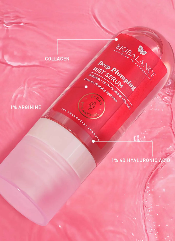 Bio Balance Deep Plumping Mist Serum - 80ml | بايو بالانس سيروم رذاذ للترطيب العميق وامتلاء البشرة – 80 مل