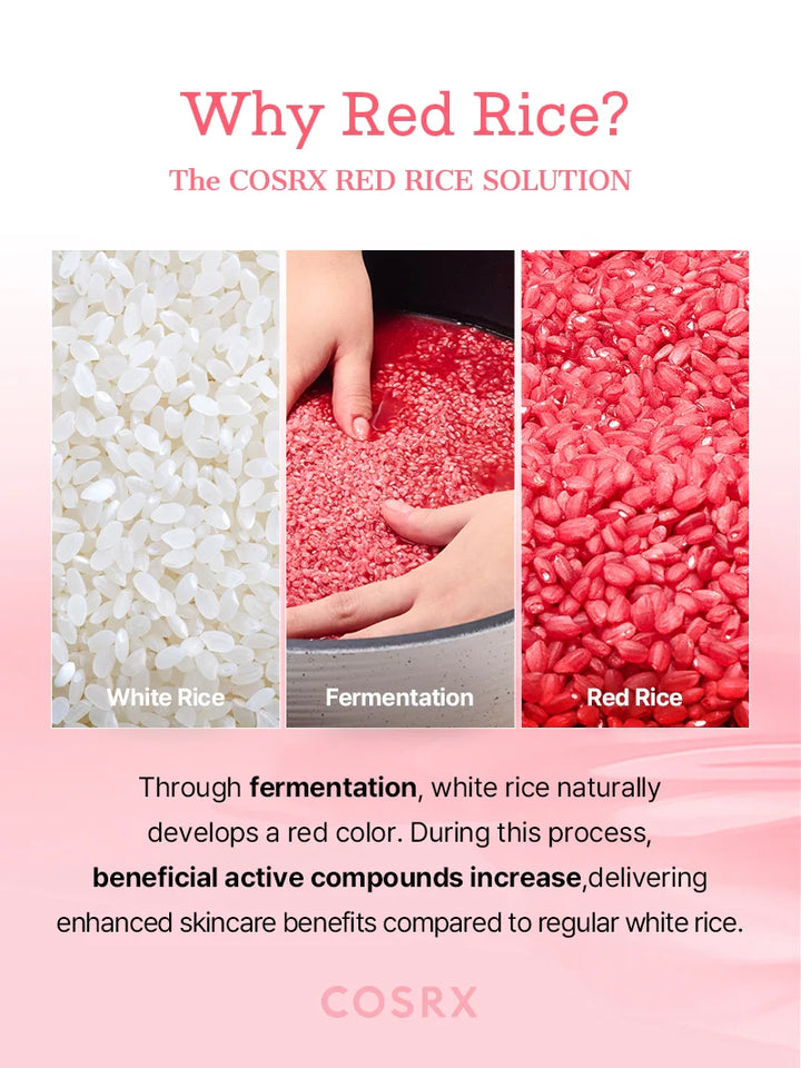 COSRX RED RICE INOSITOL Exfoliating Care Pore Peel Serum - 80ml |كوزركس سيروم تقشير المسام بالعناية بحبوب الأرز الأحمر والإينوزيتول - 80 مل